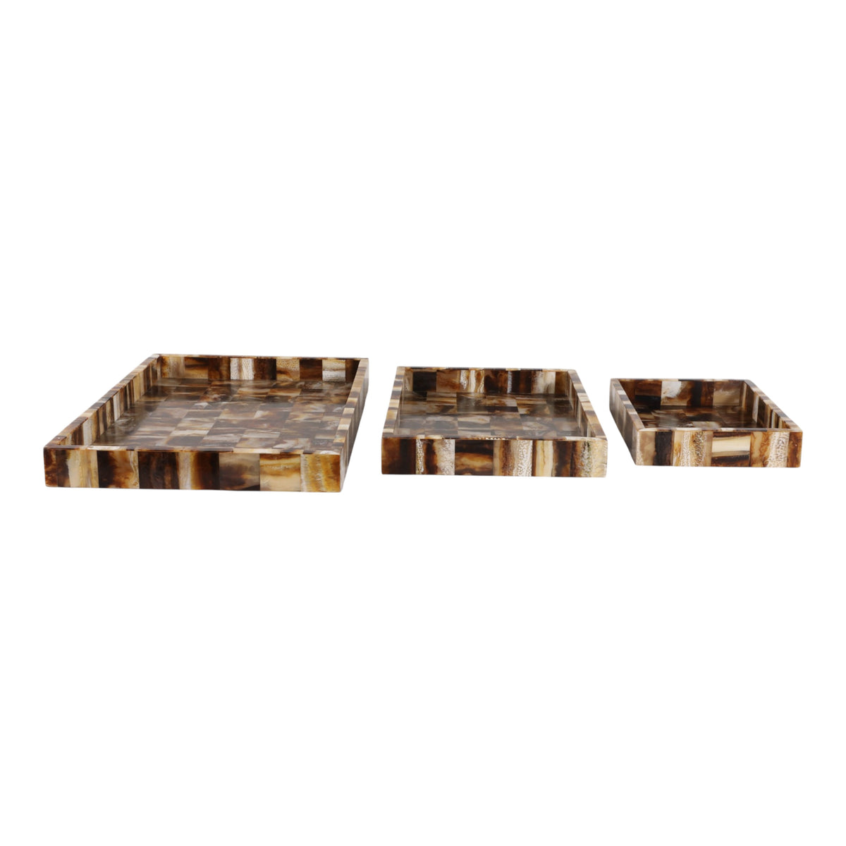 Dunlapbrook Brown/Tan Trays (Set of 3)