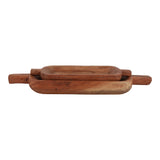 Grahamdale Brown/Tan Bowls (Set of 2)
