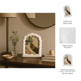 Newhall White 5x7 Wavy Arch Photo Frame