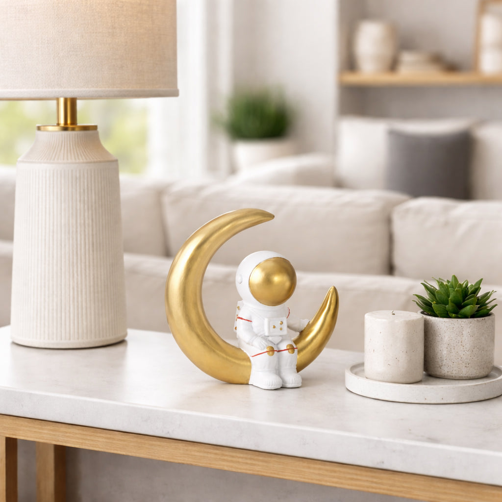 Heathholm White/Gold Decor