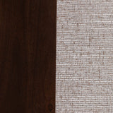 Drydenford Ivory/Brown Square Ottoman with Wood Table