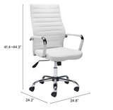 Primero White Office Chair