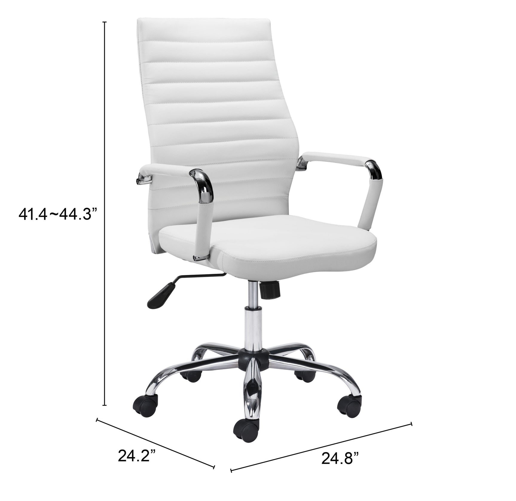 Primero White Office Chair