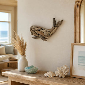 Marina Natural Driftwood Whale