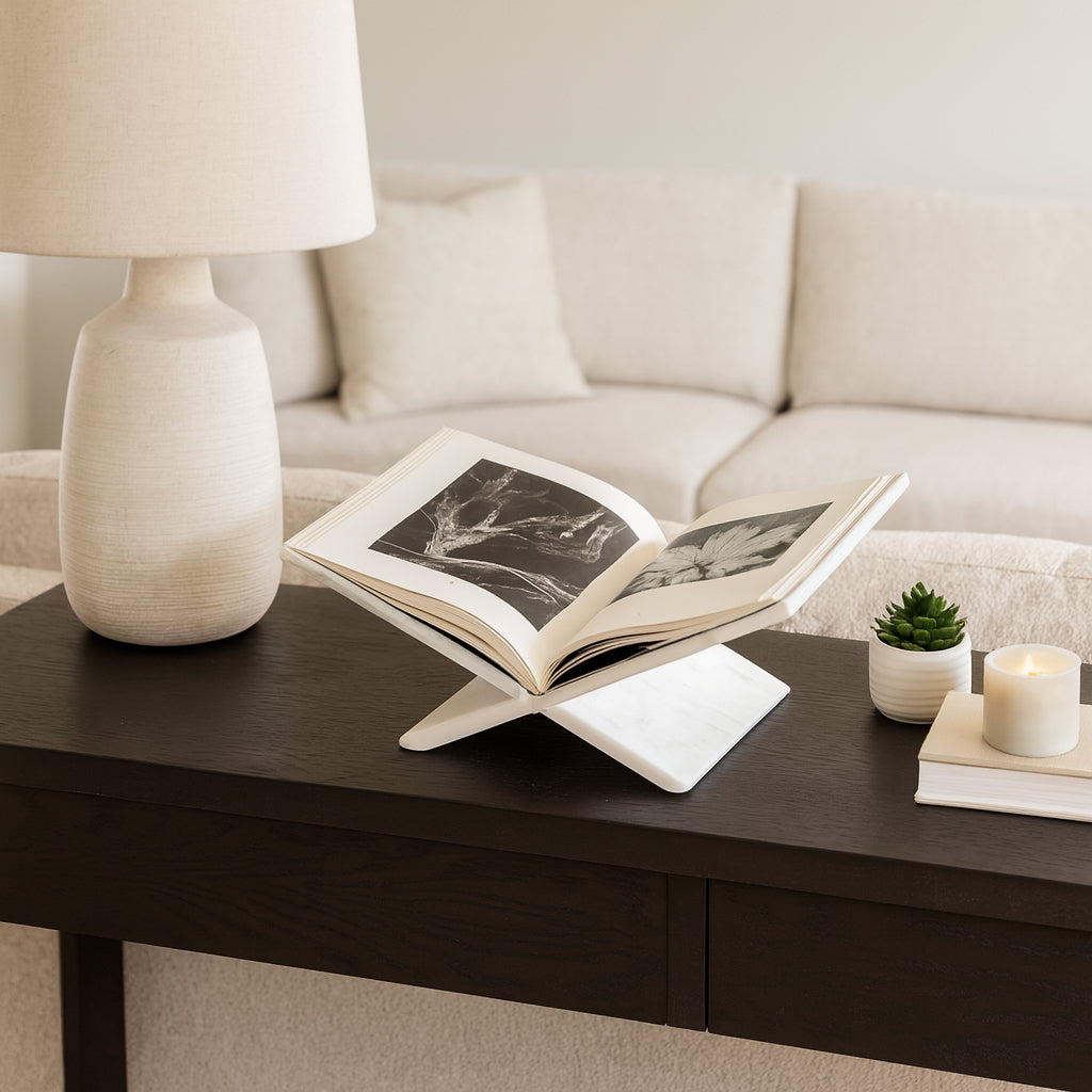 Havenrun White Bookstand