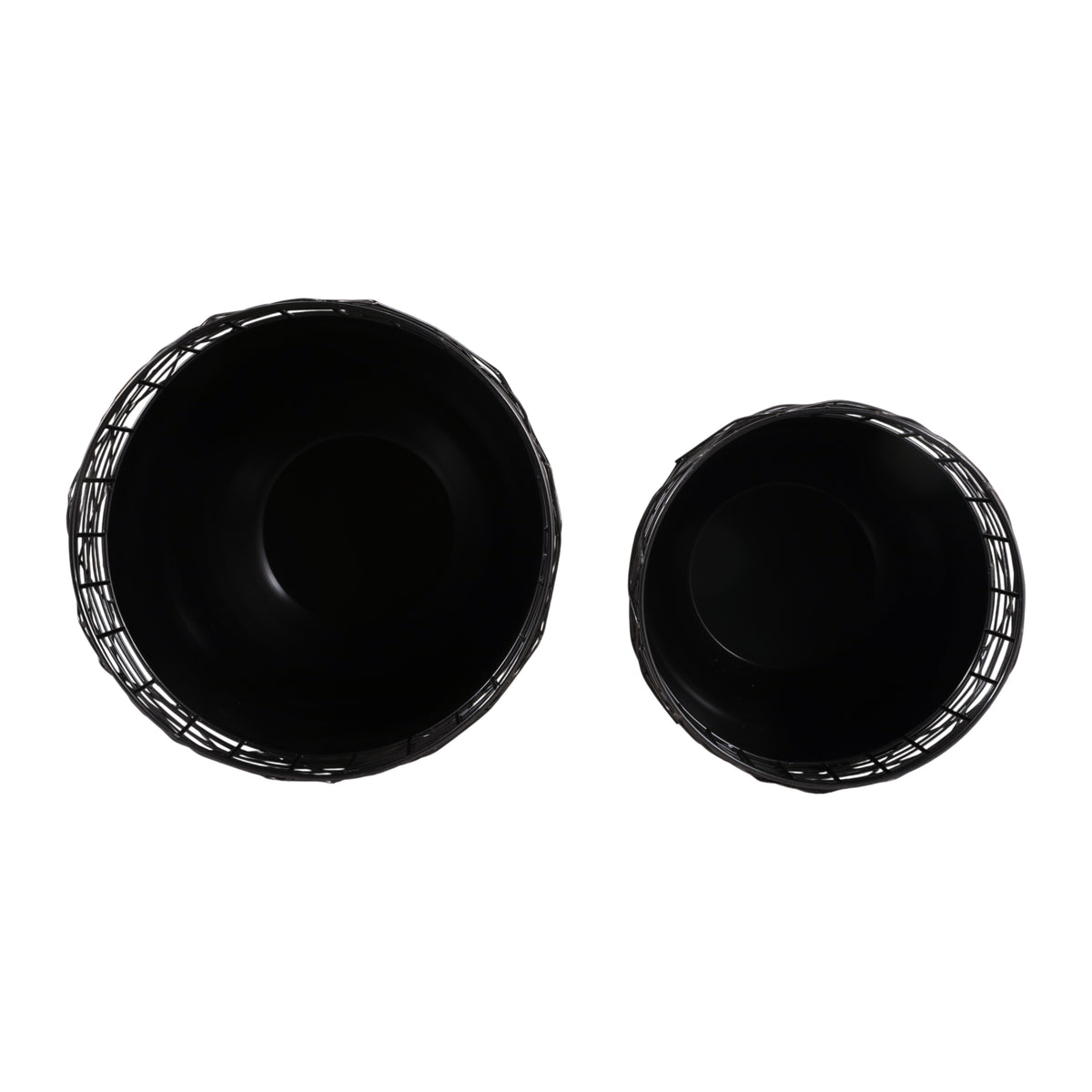 Leonawell Gray Planters (Set of 2)
