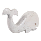 Jordanfield White Alibizia Wood Whale