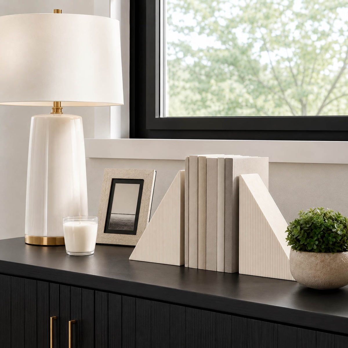Rossgate Ivory Bookends (Set of 2)