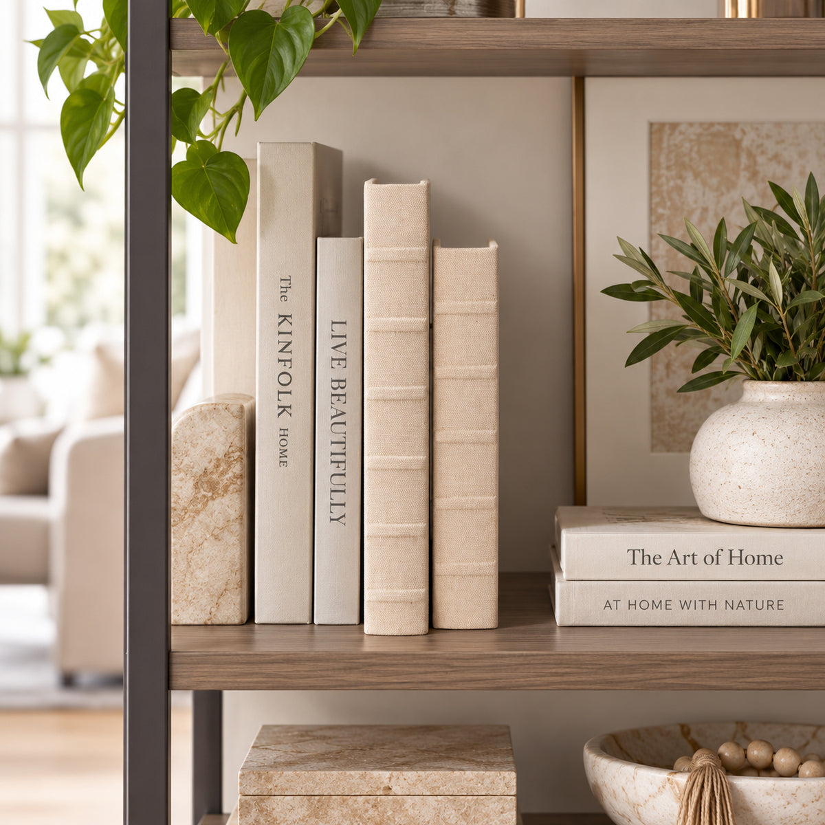 Tobin Ivory Canvas Decorative Note Book (Set of 2)