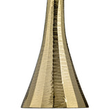 Jimgrey Brass/Brown Small Metal Taper Candle Holder