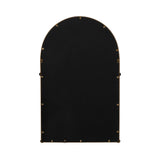 Elmco Gold Arch Mirror with 4 Knobs
