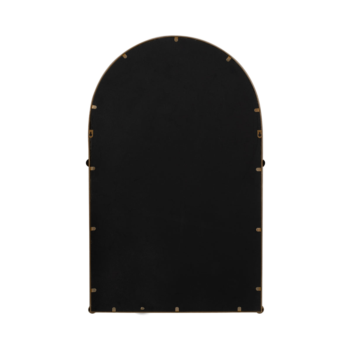 Elmco Gold Arch Mirror with 4 Knobs