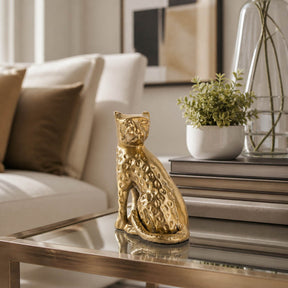 Azusa Gold Metal Leopard