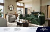 Ocean Performance Fabric Swivel Chair - Ornate Home