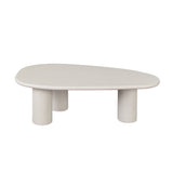 Echo Ivory Cement Coffee Table - Ornate Home
