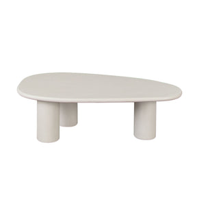 Echo Ivory Cement Coffee Table - Ornate Home
