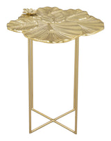 Lotus Gold Side Table