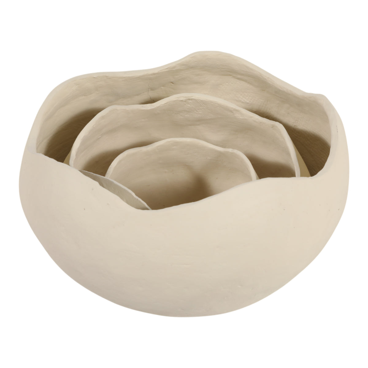 Hollyside Ivory/White Bowls (Set of 3)