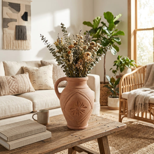 Gavin Red/Orange Large Vase