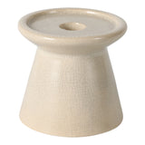 Hobergs Ivory Small Modern Taper and Pillar Holder