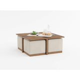 Sienna Brown Cocktail Table