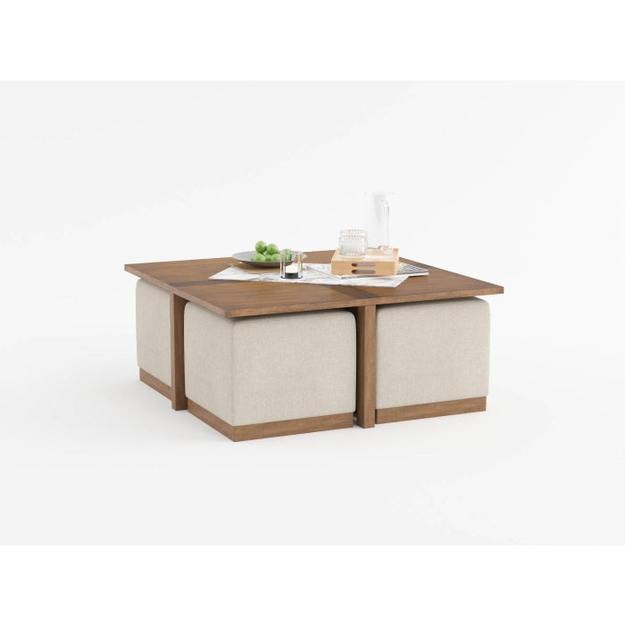 Sienna Brown Cocktail Table