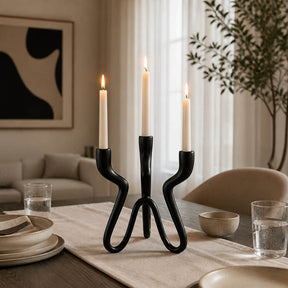 Lumpkin Black Loopy 3-Taper Holder