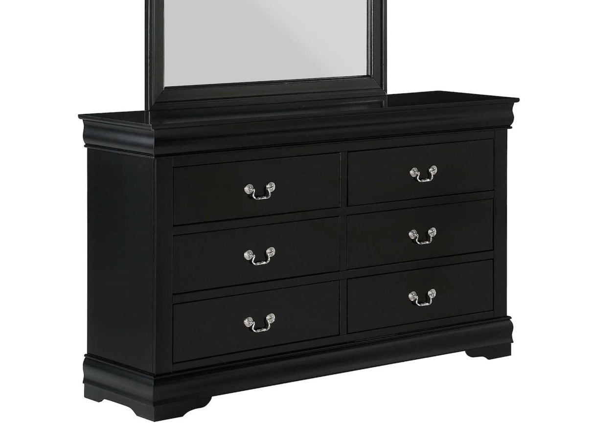 Louis Philip Black Dresser - Ornate Home