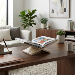 Havenrun Beige Marble Bookstand