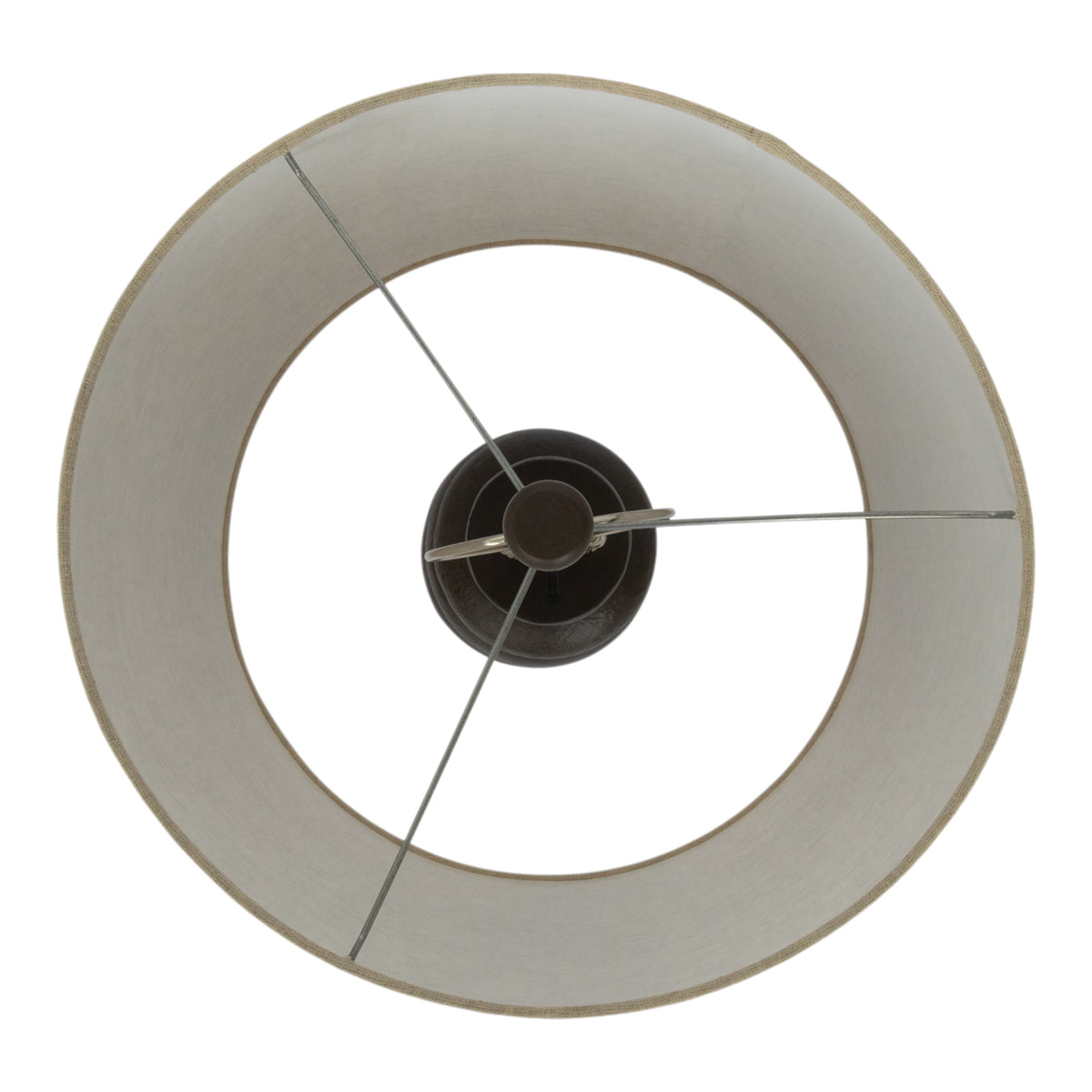 Bergenside Ivory/Brown Lamp