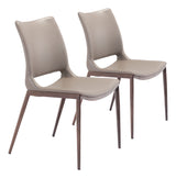 Ace Brown & Walnut Dining Chair (Set of 2)