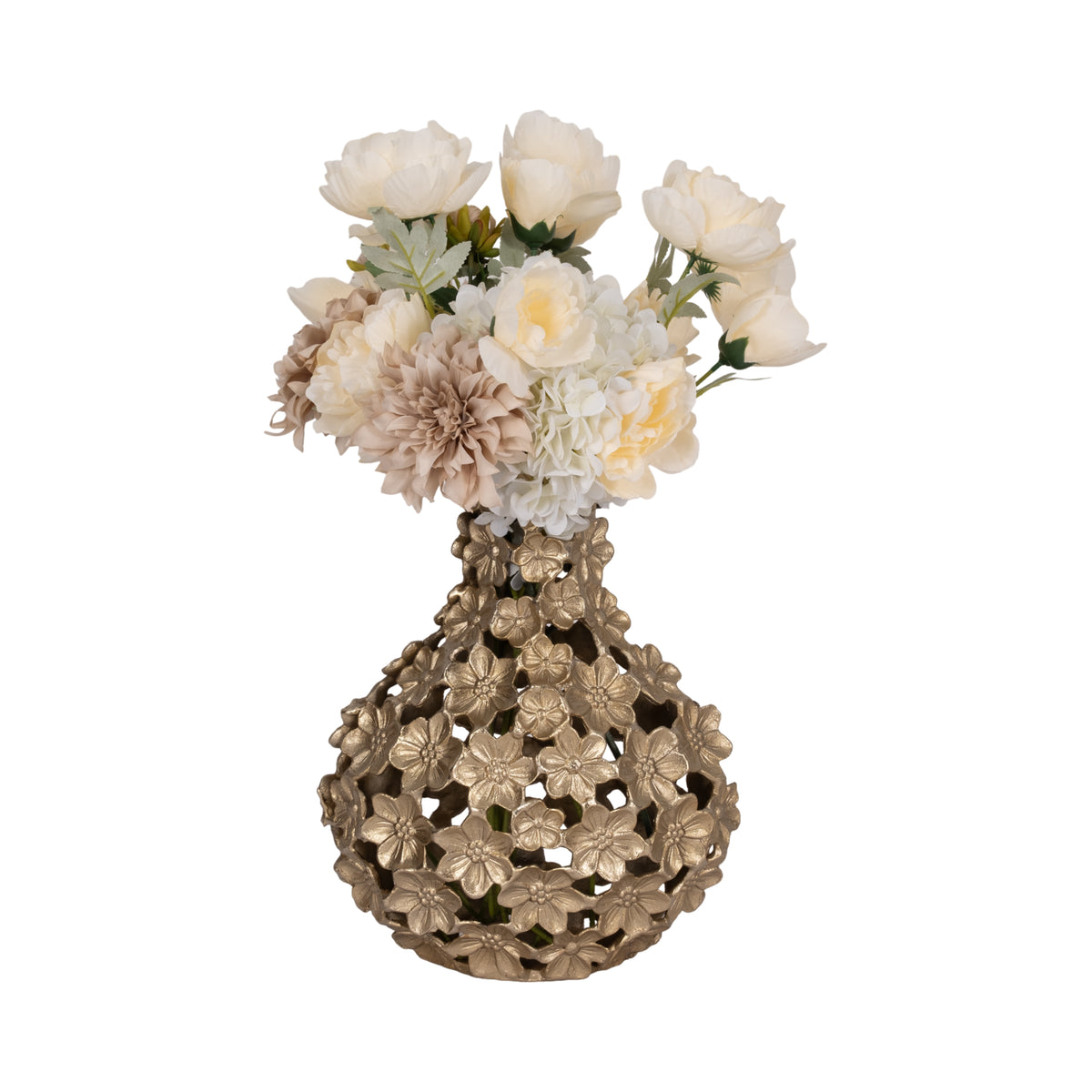 Lynnford Gold Large Vase