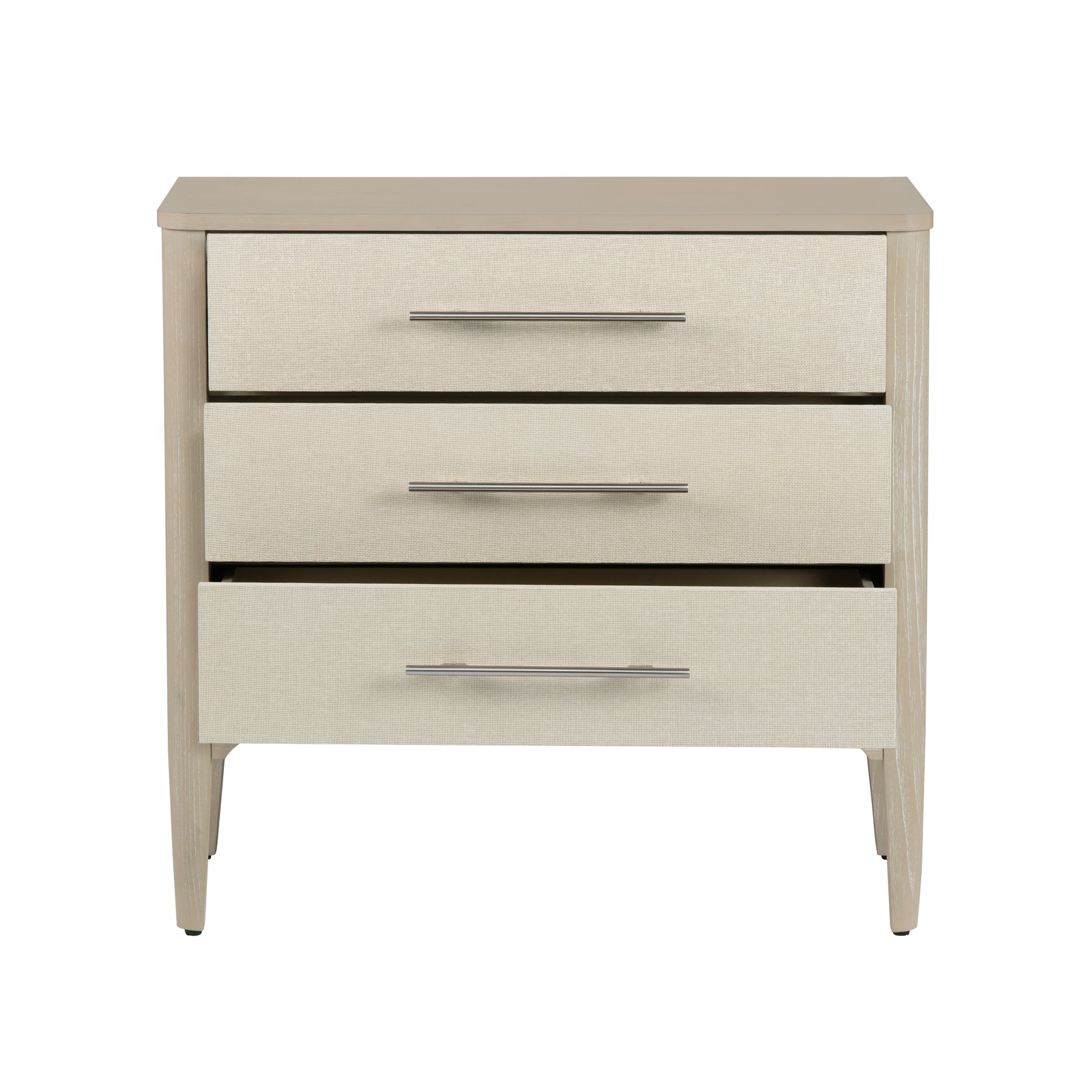 Sterling Tan/Cream Three-Drawer Chest