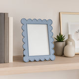 Farley Blue 5x7 Scallop Edge Photo Frame