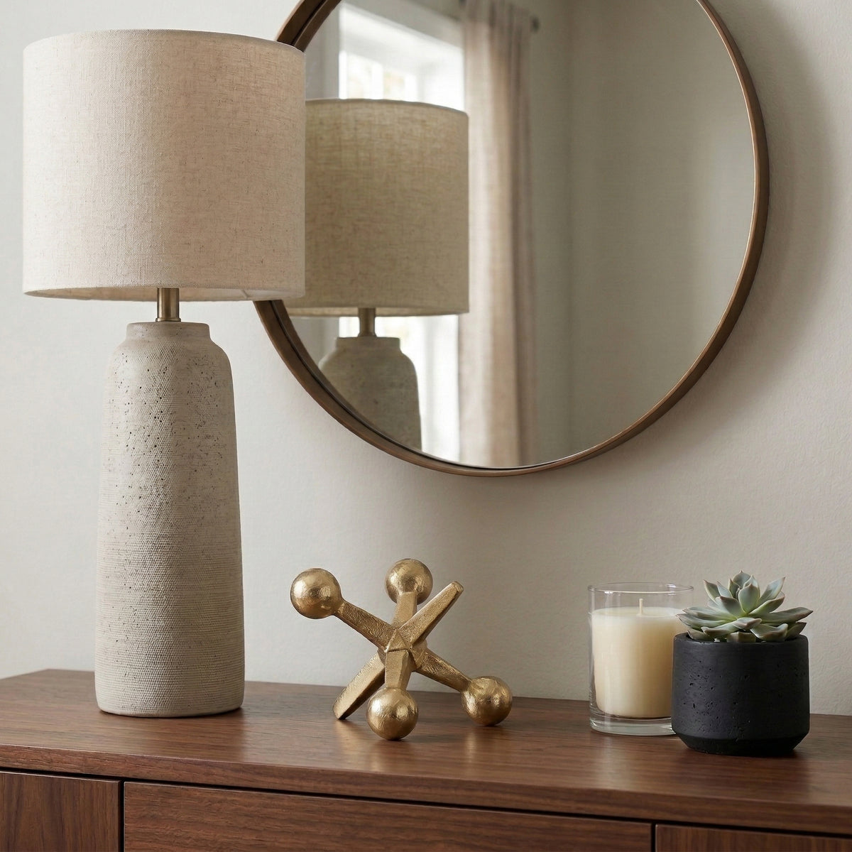 Devon Gold Metal Jacks Decor