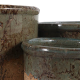 Hayfordway Green/Brown Terracotta Planter Pots (Set of 3)