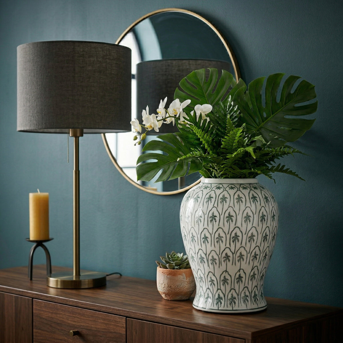 Bellrose Green/White/Gold Chinoiserie