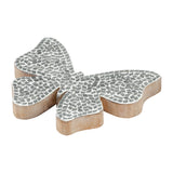 Gas Point White Large Mosaic Butterfly