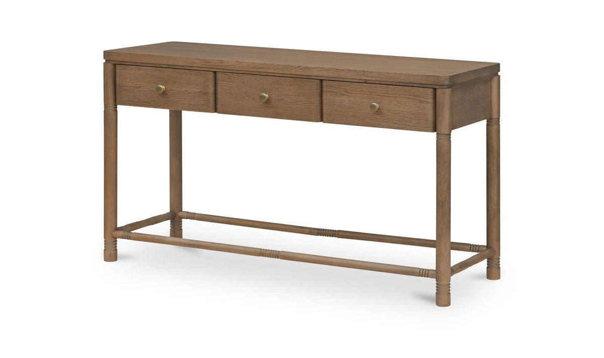 Evermore Natural Console Table Brown