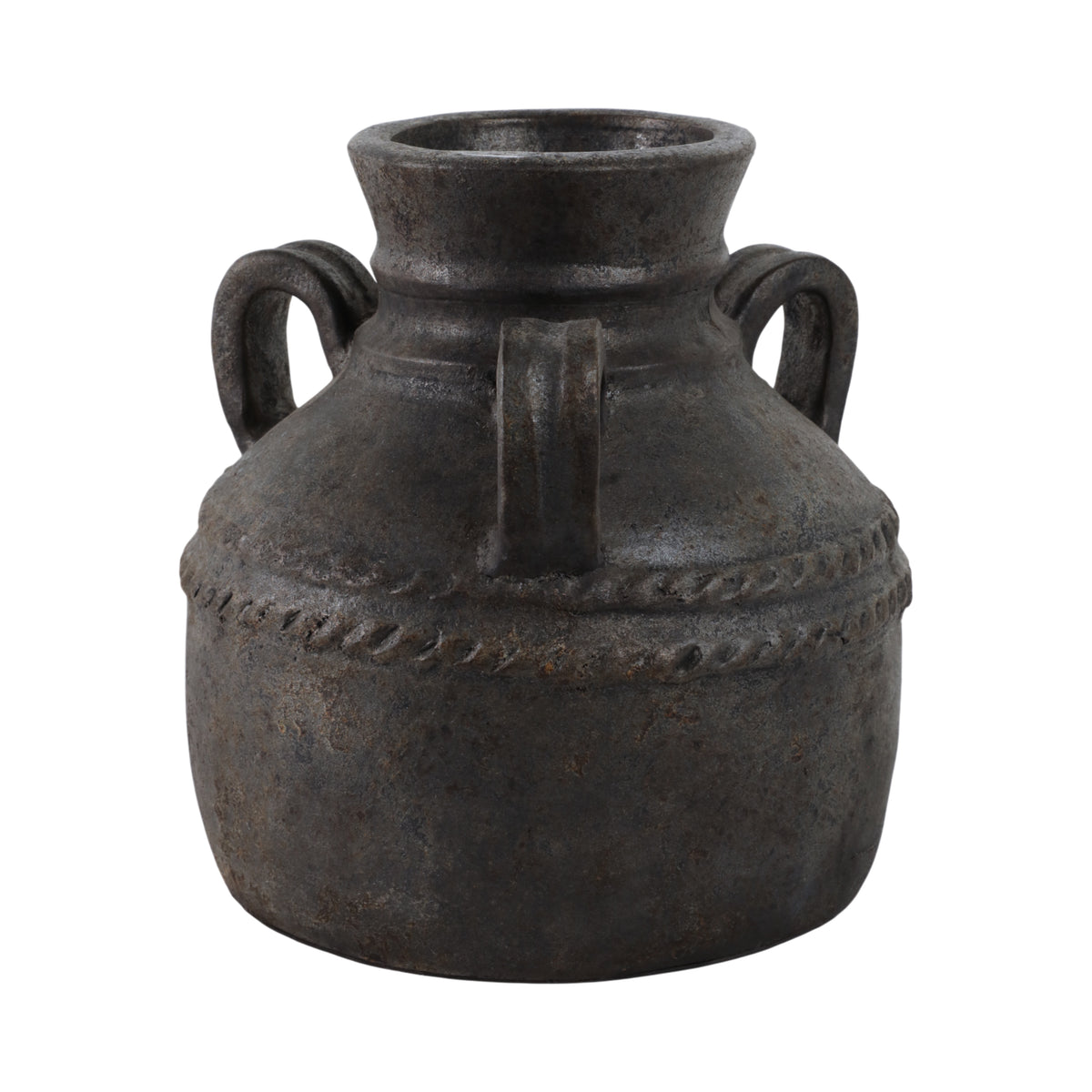 Noelwind Black Large Terracotta Triple Handle Jug