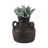 Noelwind Black Large Terracotta Triple Handle Jug