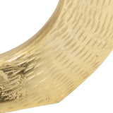 Wrigley Gold Metal Round Open Cut Out Vase - 17733-04EC