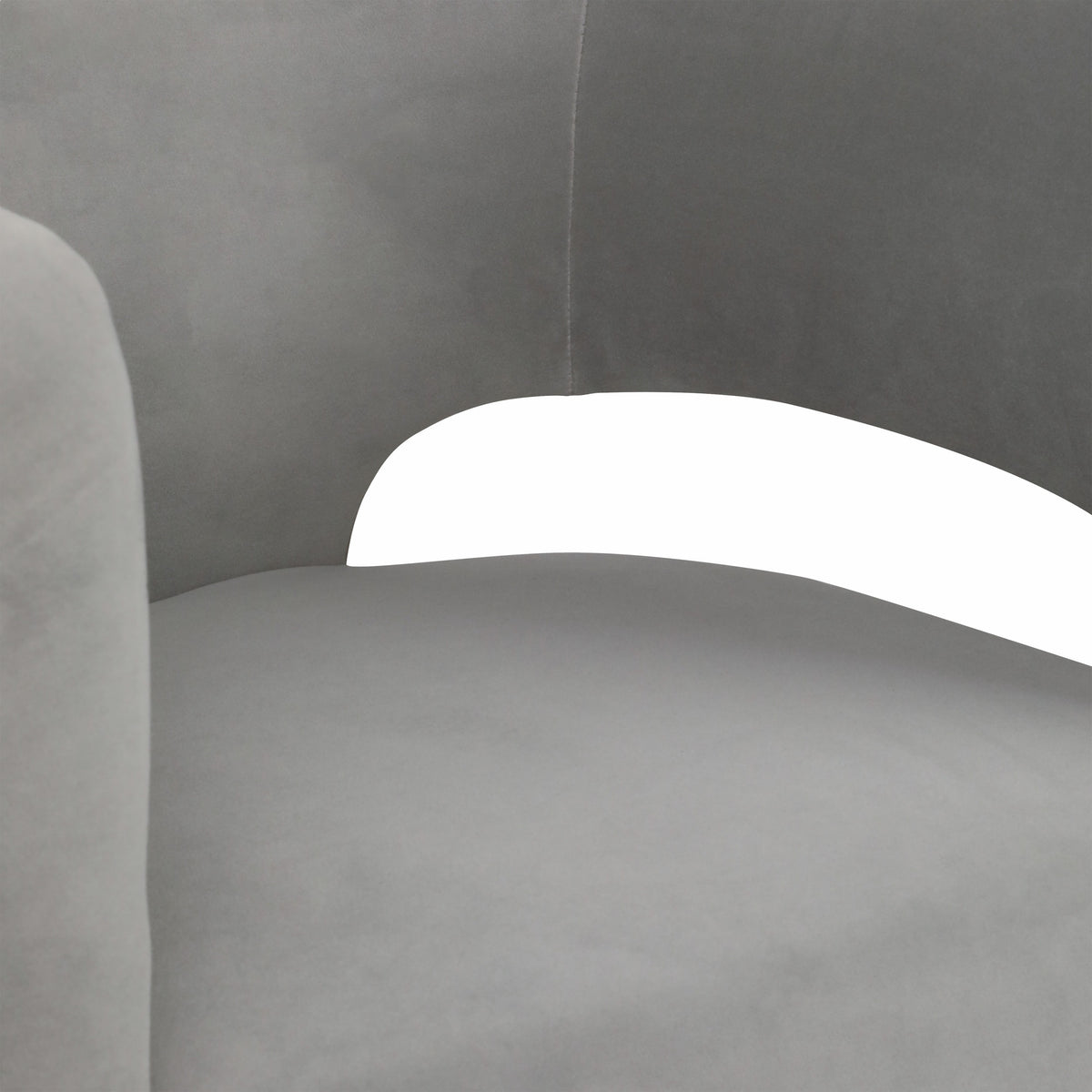 Carnadero Gray Round Back Chair