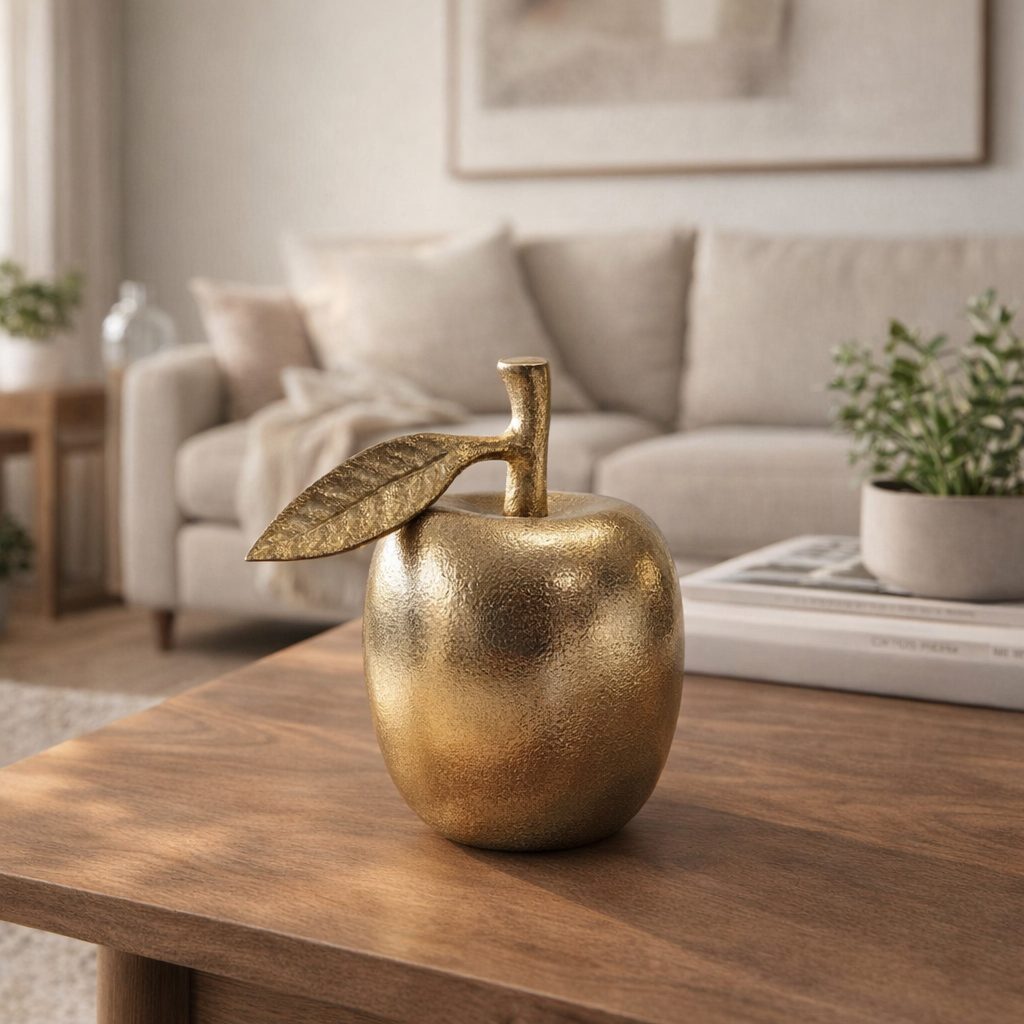 Mayfield Gold Apple Figurine