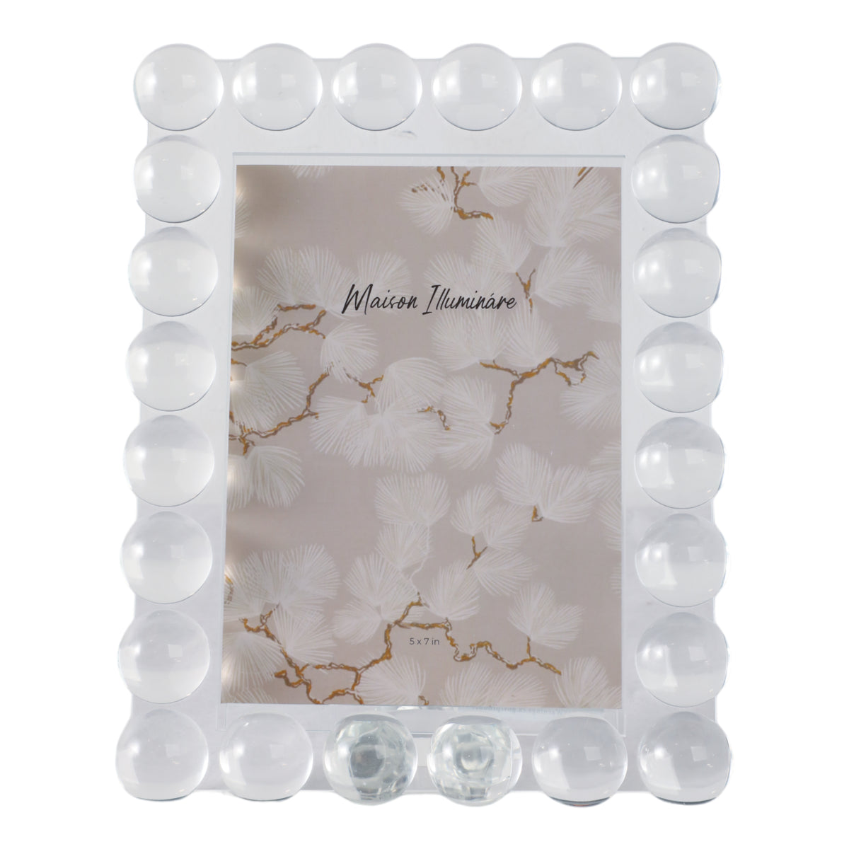 Neff Clear 5x7 Crystal Bubble Photo Frame