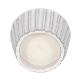 Cadiz White Sea Salt and Lemon Ridged Candle