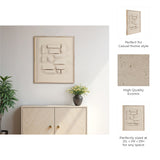 Layladale Ivory/Brown Wall Art