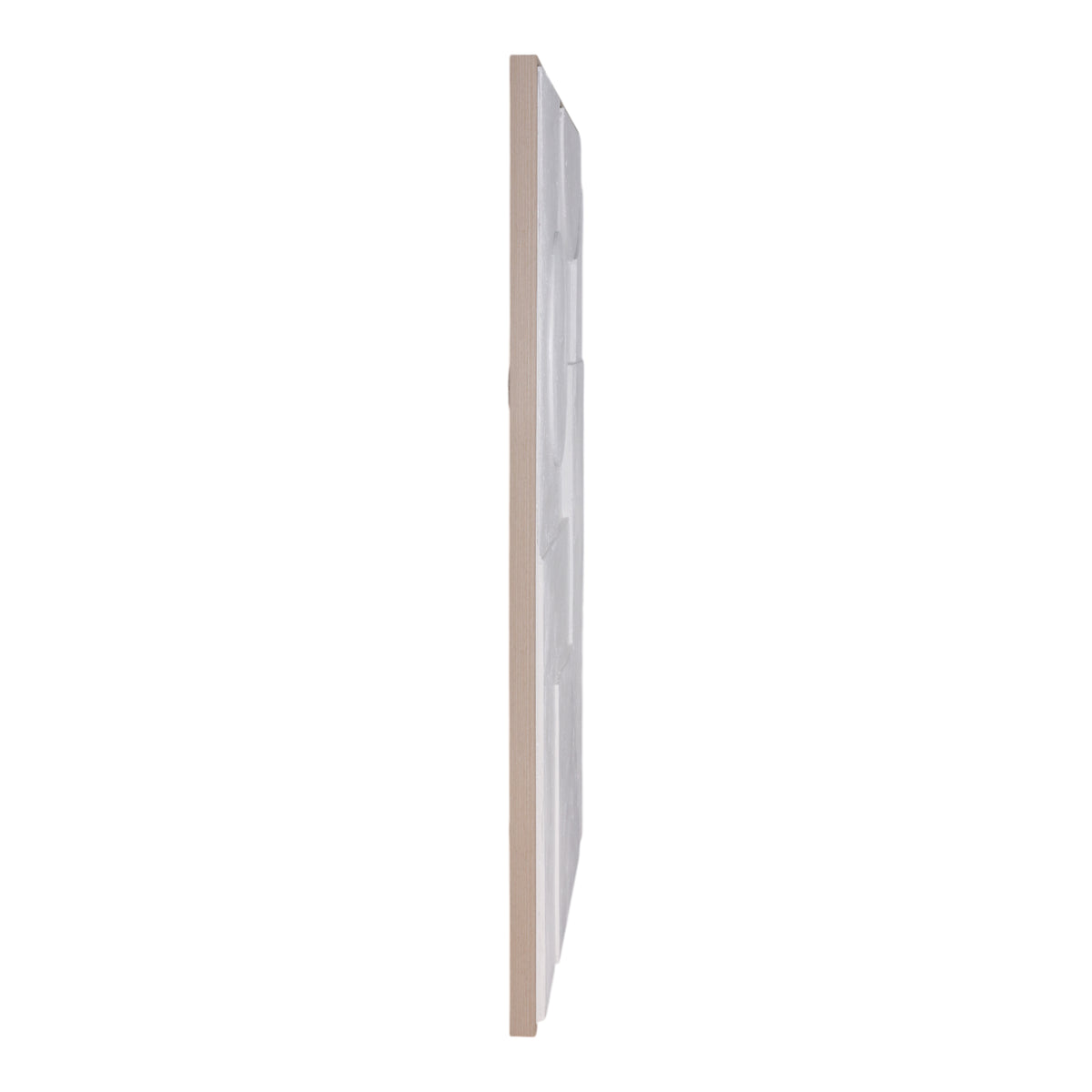 Jastro White Geometric 3-Dimensional Wall Art