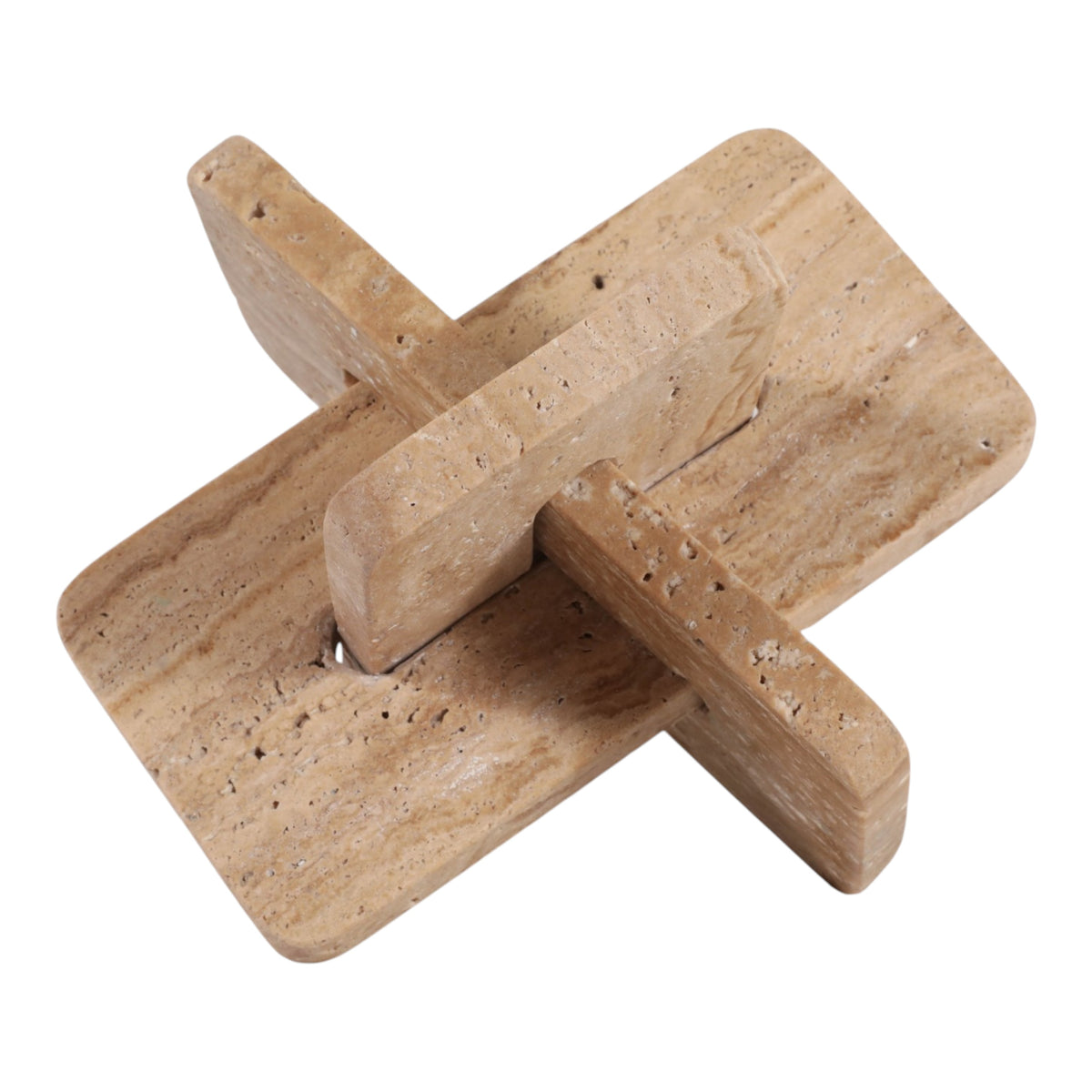Coyoteville Tan/Brown Travertine Knot