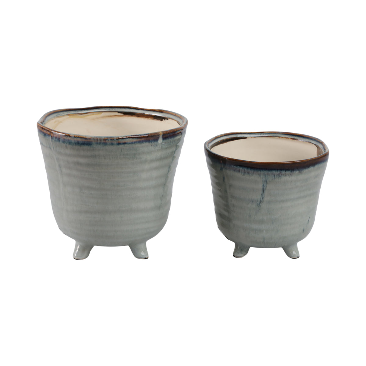Rexdale Blue Planters (Set of 2)